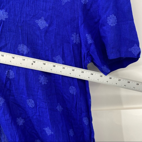 Endless Knot Art Royal Blue Midi Dress Patterned 2 - Picture 5 of 6